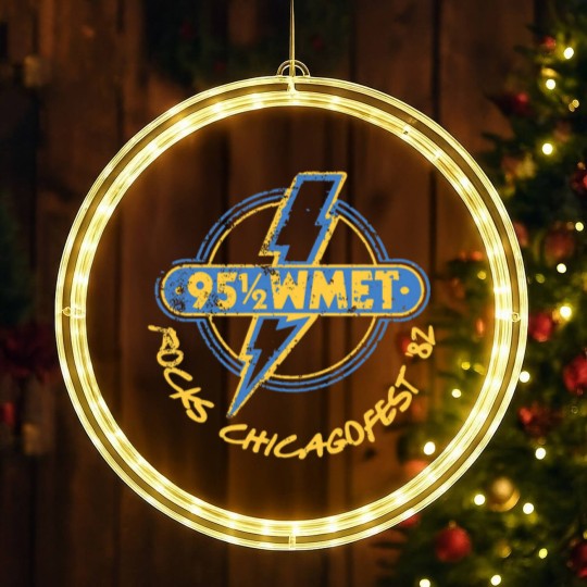 Discover Chicagofest WMET - Chicago - LED Christmas Window Lights