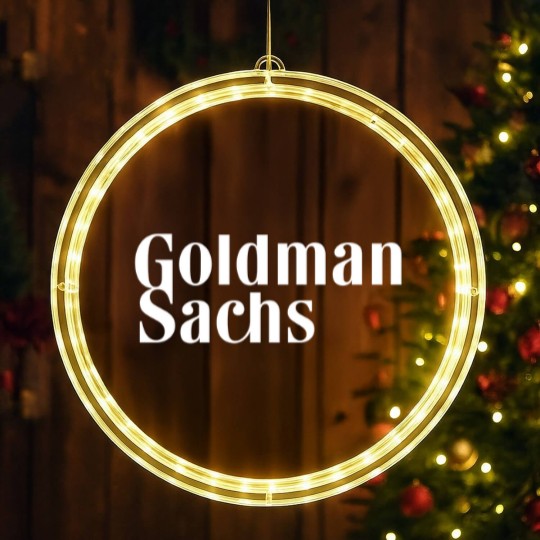 Discover GOLDMAN SACHS BLUE    GOLDMAN SACHS BLUE LED Christmas Window Lights