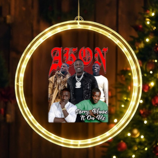 Discover Akon The Superfan Tour 2024 LED Christmas Window Lights