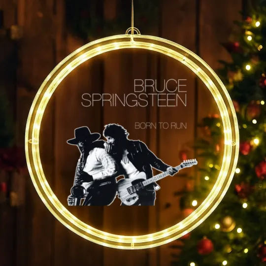 Discover Bruce Springsteen Born To Run Black LED Christmas Window Lights