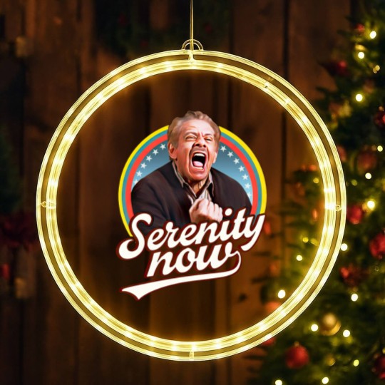 Discover Serenity Later Serenity Now LED Christmas Window Lights
