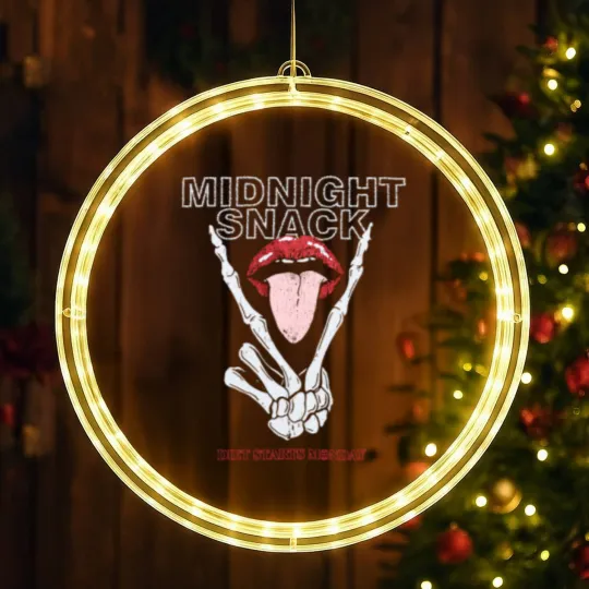 Discover Midnight Snack Matt Rife World Tour 2023 LED Christmas Window Lights, Matt Rife Problematic World Tour=