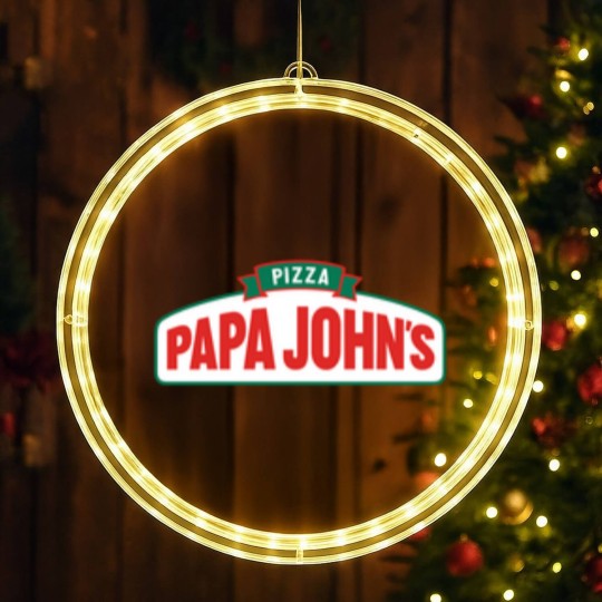Discover Papa Johns LED Christmas Window Lights