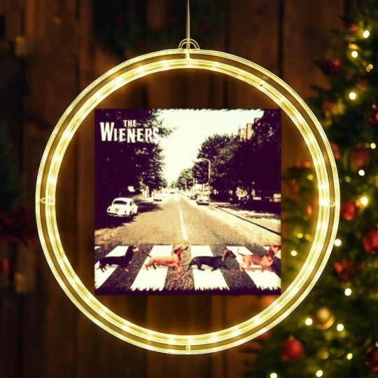 Discover Doxie Dachshund Abbey Road LED Christmas Window Lights LED Christmas Window Lights