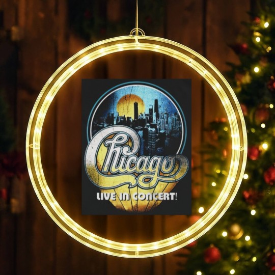 Discover Chicago band live in concert LED Christmas Window Lights