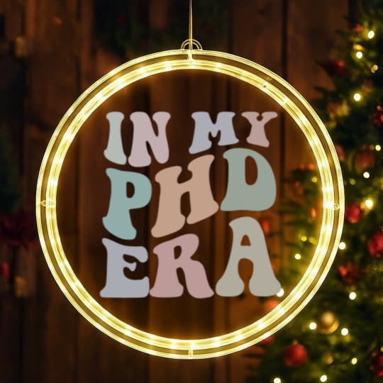 Discover In My Phd Era LED Christmas Window Lights