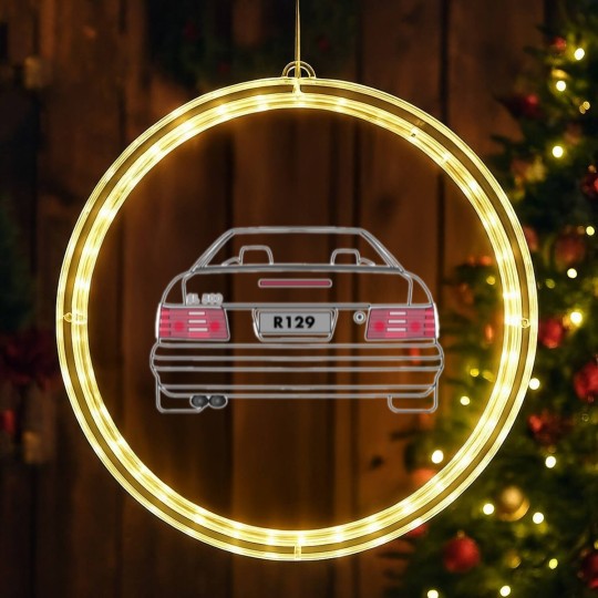 Discover R129 - SL - Rear- Black LED Christmas Window Lights