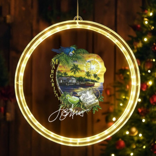 Discover Jimmy Buffett 1983 One Particular Harbor Signature LED Christmas Window Lights