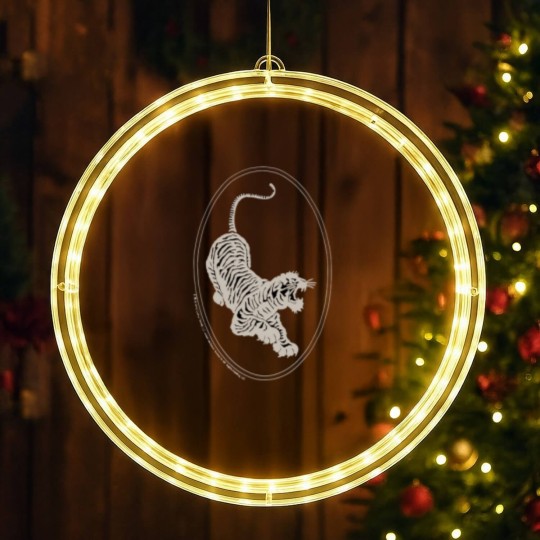 Discover Jerry Garcia LED Christmas Window Lights- Tiger Guitar