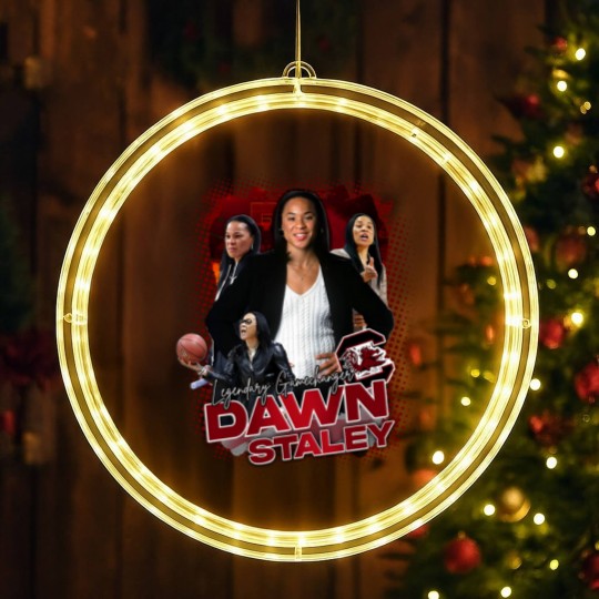 Discover Dawn Staley Tribute LED Christmas Window Lights, Dawn Staley LED Christmas Window Lights