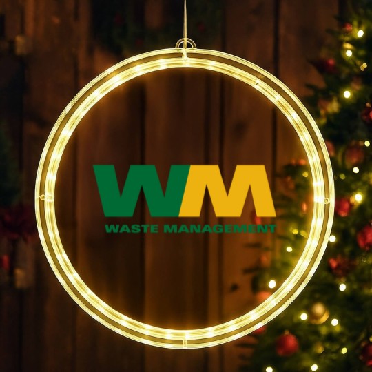 Discover WASTE MANAGEMENT LOGO LED Christmas Window Lights