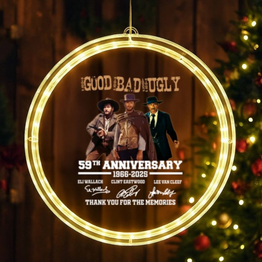 Discover The Bad Ugly Clint Eastwood Anniversary LED Christmas Window Lights