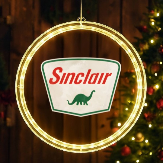 Discover Sinclair Oil vintage logo LED Christmas Window Lights