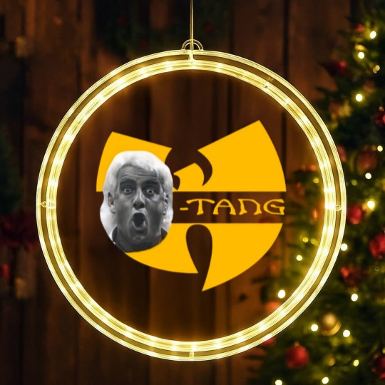 Discover Wooo-Tang Rick Flair WOO Funny Parody LED Christmas Window Lights
