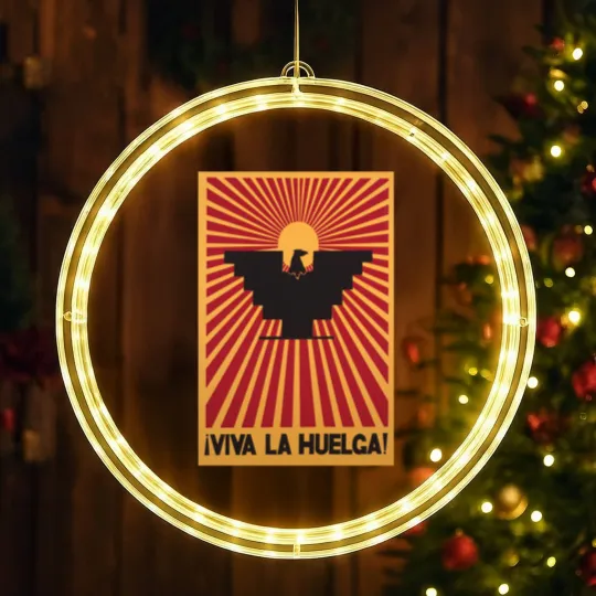 Discover Viva La Huelga Rare 1960S Cesar Chavez  United Farm Workers Huelga Bird LED Christmas Window Lights