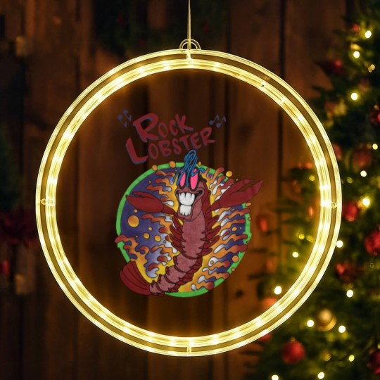 Discover Vintage B-52’s Rock Lobster 90s Band LED Christmas Window Lights
