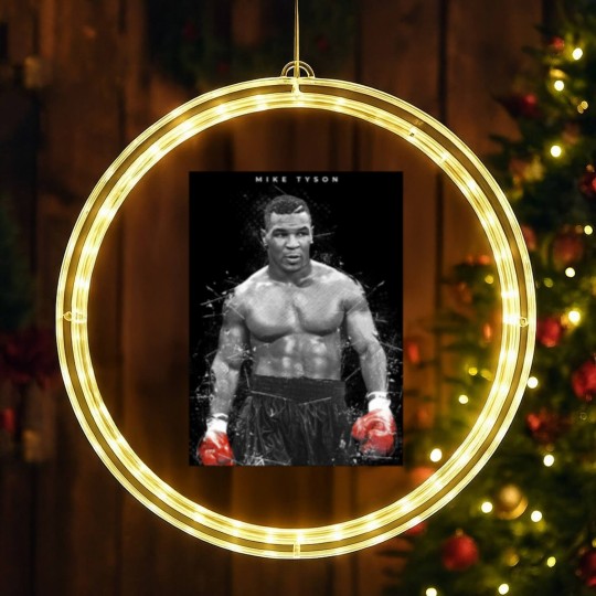 Discover Vintage Mike Tyson Graphic Tees, Mike Tyson Bootleg Rap LED Christmas Window Lights
