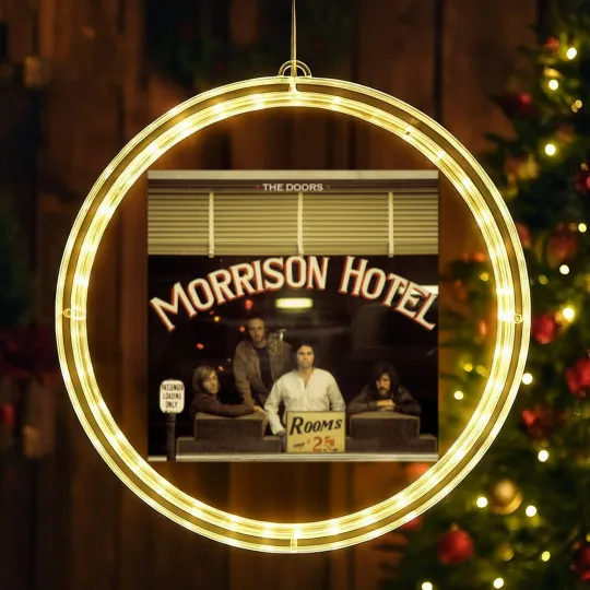 Discover Hot The Doors Morrison Hotel Album LED Christmas Window Lights