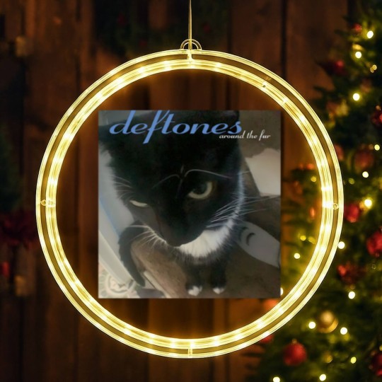 Discover Deftone LED Christmas Window Lights Deftone Cat Meme LED Christmas Window Lights Cattones Gift For Them