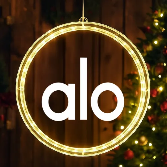 Discover Alo Yoga LED Christmas Window Lights