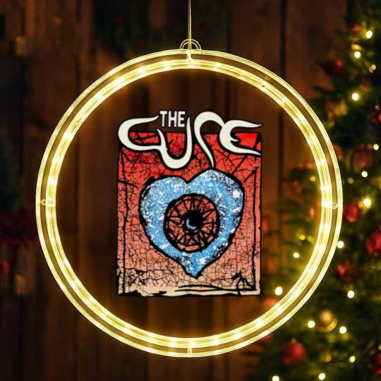 Discover Vintage The Cure LED Christmas Window Lights, The Cure LED Christmas Window Lights, Rock Music Graphic LED Christmas Window Lights