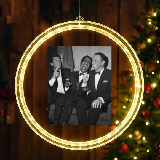 Discover The Rat Pack Frank Sinatra Sammy Davis Jr Dean Martin Las Vegas The Mob Rat Pack Classi LED Christmas Window Lights