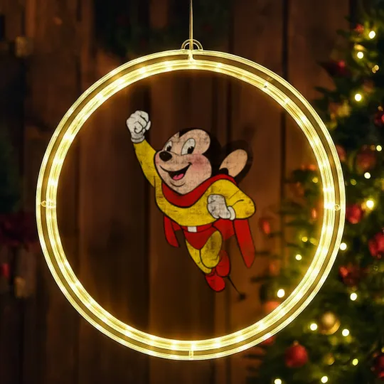 Discover MIGHTY MOUSE - Vintage - Robzilla - LED Christmas Window Lights