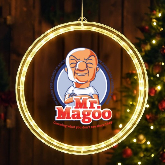 Discover Mr. Magoo as Mr. Clean LED Christmas Window Lights