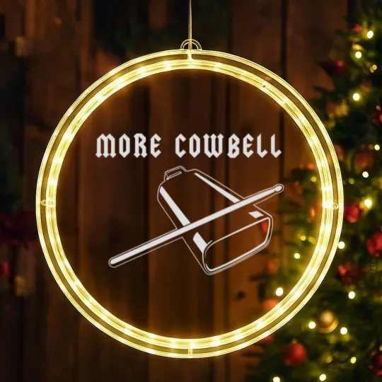 Discover More Cowbell LED Christmas Window Lights