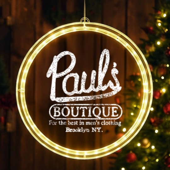 Discover Brand New Distressed Beastie Old school New York Paul's LED Christmas Window Lights