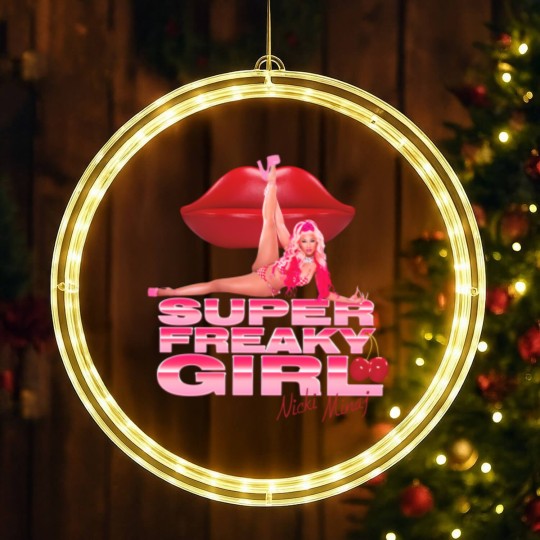 Discover Nicki Minaj Super Freaky Girl LED Christmas Window Lights