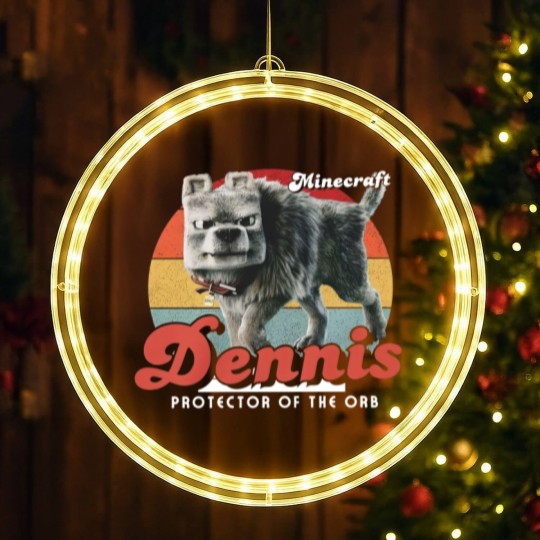 Discover Kids Minecraft LED Christmas Window Lights, Dennis LED Christmas Window Lights for Gamers
