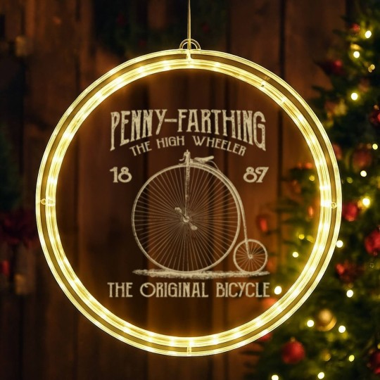 Discover Penny Farthing LED Christmas Window Lights