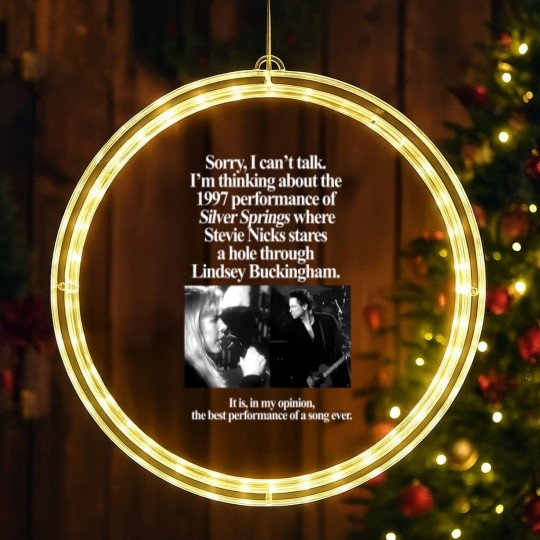 Discover I'm Thinking About The 1997 Performance of Silver Springs LED Christmas Window Lights
