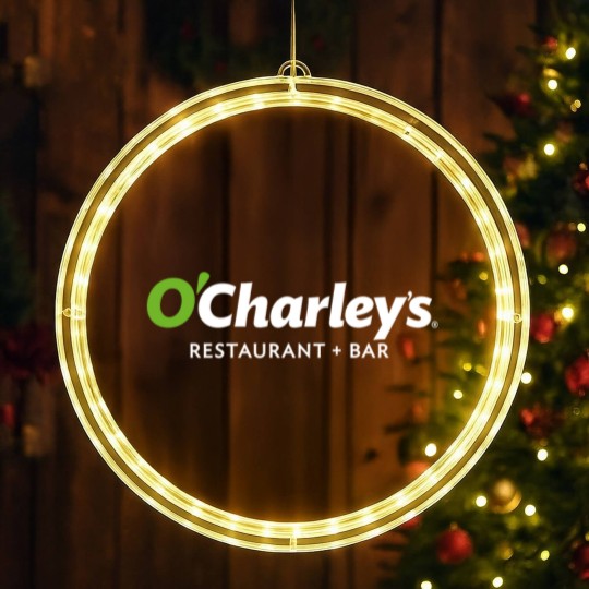 Discover O Charley's Favourite Food Fan LED Christmas Window Lights
