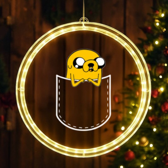 Discover Adventure Time Pocket Jake LED Christmas Window Lights