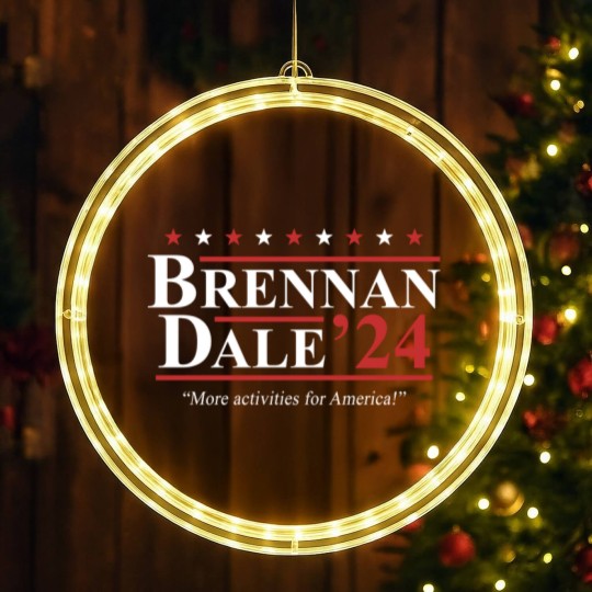Discover Step Brothers Brennan Dale 2024 Election LED Christmas Window Lights