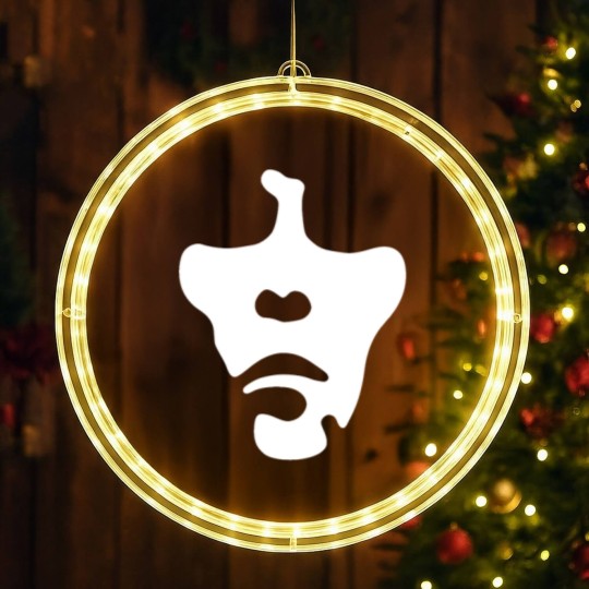 Discover Ian Brown Face LED Christmas Window Lights The Stone Roses Music Band Guitar