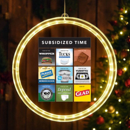 Discover Subsidized Time from Infinite Jest - Infinite Jest - LED Christmas Window Lights