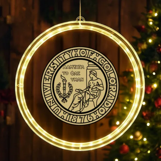 Discover University of Colorado Studies Design LED Christmas Window Lights