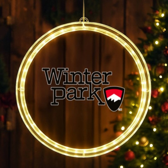 Discover Winter Park Resort, Colorado LED Christmas Window Lights