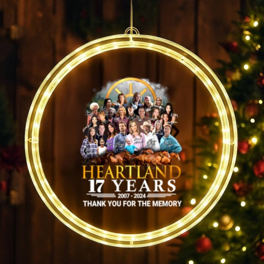 Discover Heartland 17th Anniversary LED Christmas Window Lights, Heartland Thank For Memories LED Christmas Window Lights, Classic Movie LED Christmas Window Lights