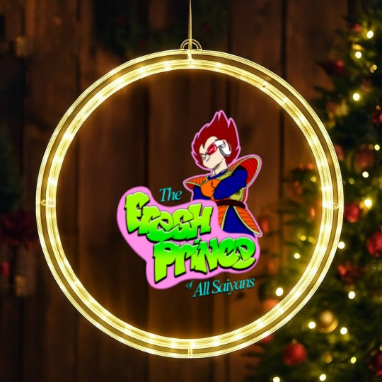 Discover Fresh Saiyan  dragon  fresh  of bel air  Saiyan  vegeta  dbz  dbs  ball LED Christmas Window Lights