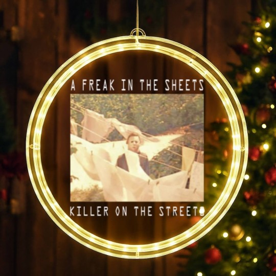 Discover A Freak In The Sheet Killer On The Streets, John Carpenter's HALLOWEEN LED Christmas Window Lights