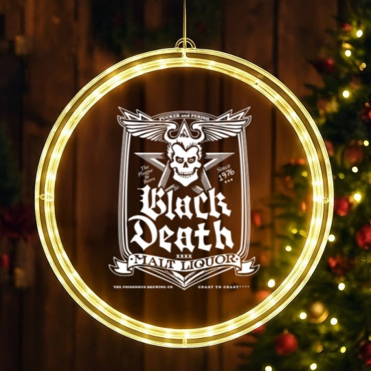 Discover Black Death Malt Liquor - Wkrp In Cincinnati - LED Christmas Window Lights