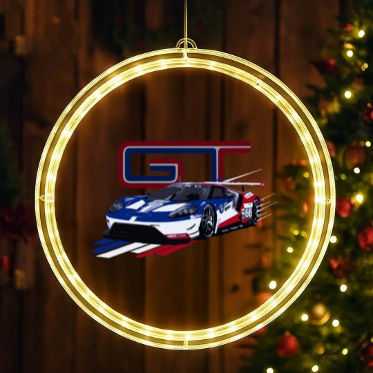 Discover GT IMSA GTLM Race Car Premium LED Christmas Window Lights