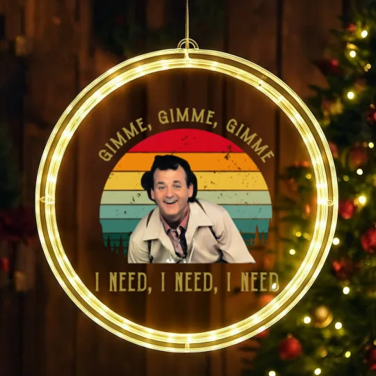 Discover Gimme Gimme Gimme I Need I Need bil mur What About Bob LED Christmas Window Lights