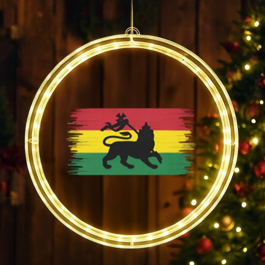 Discover Rasta Lion LED Christmas Window Lights, Reggae LED Christmas Window Lights, Unisex One Love LED Christmas Window Lights, Marley LED Christmas Window Lights, Lion of Judah LED Christmas Window Lights, Vintage Reggae Music LED Christmas Window Lights, Irie 420 LED Christmas Window Lights