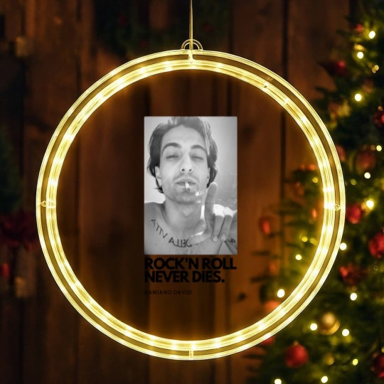 Discover Damiano David Ma'neskin LED Christmas Window Lights