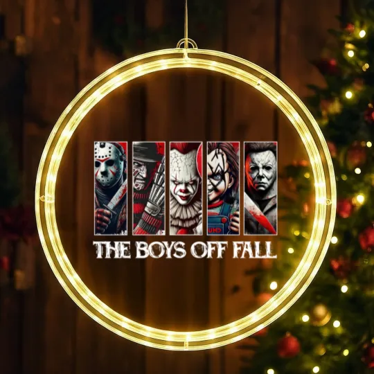 Discover The Boys Of Fall LED Christmas Window Lights, Halloween Horror Characters LED Christmas Window Lights, Friends Horror Characters LED Christmas Window Lights